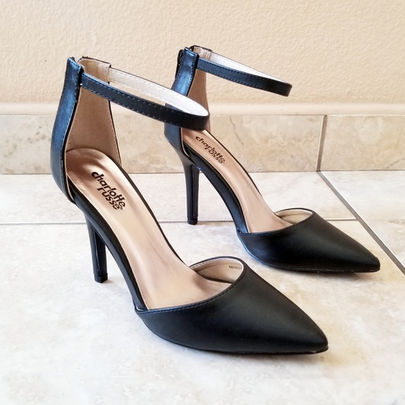 Charlotte Russe Shoes - Charlotte Russe Pointed Toe Black Heels